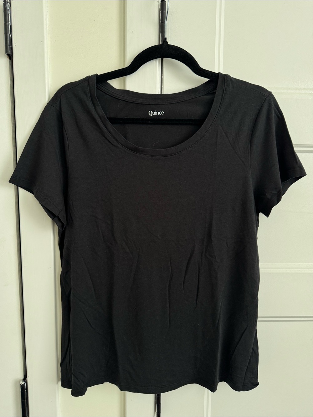 Quince Cotton Modal Women’s Scoop Neck Short Sleeve Basic Tee